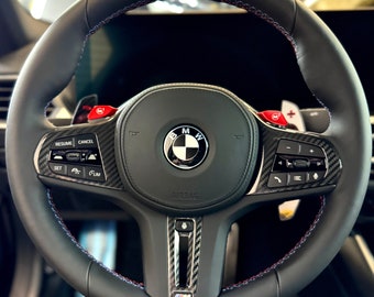 Pegatinas de colores para el volante con el emblema de BMW (no es el emblema completo)