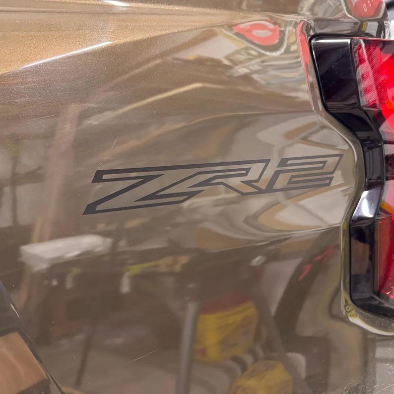 Zr2 Emblems Chevy Colorado ZR2 Bedside Decals Badges Emblems Chevrolet 2015-2025 ...