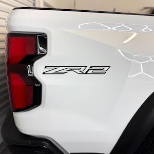 Chevy Colorado ZR2 Bedside Decals Badges Emblems Chevrolet 2015-2025