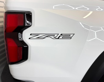 Chevy Colorado ZR2 Bedside Decals Badges Emblems Chevrolet 2015-2025
