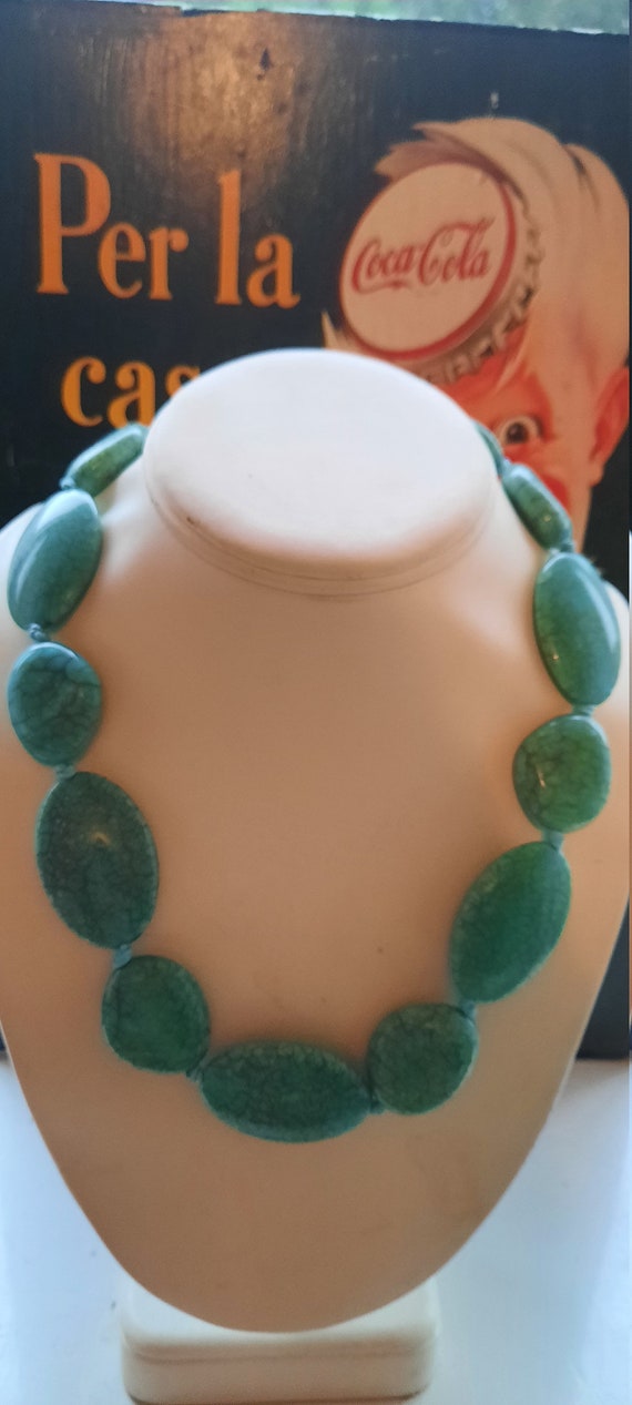 A vintage large statement necklace by jackie Brazi