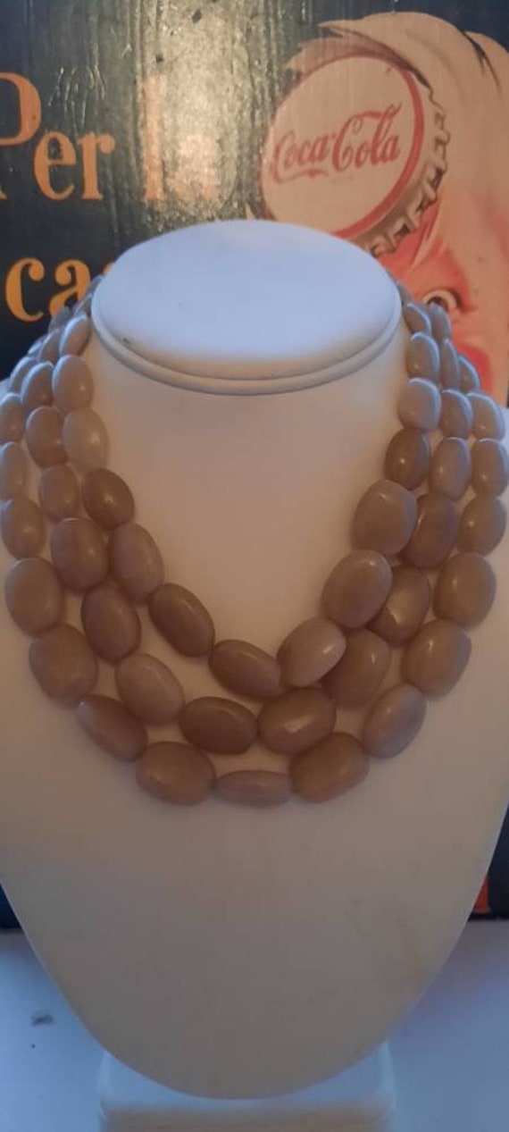 genuine bakelite necklace vintage - Gem