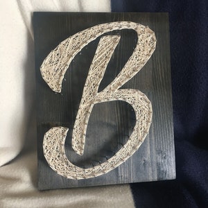Décoration d'intérieur personnalisée avec une lettre, bricolage, chaîne artistique - Livraison gratuite