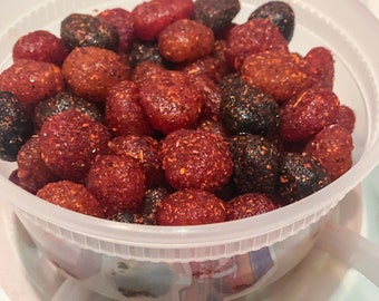 Dulces Enchilados Gusherz - Dulces Navideños - Dulces Festivos - Gushers Picantes - Dulces Gusherz de Chamoy y Tajín - Dulces para Fiestas