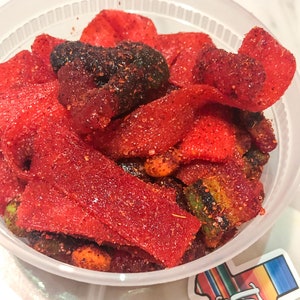 Dulces Enchilados Desmadre - Christmas Candy, Holiday Candy - Spicy Candy Mix - Variety Spicy Candy Mix - Chamoy and Tajin Gummy Candy