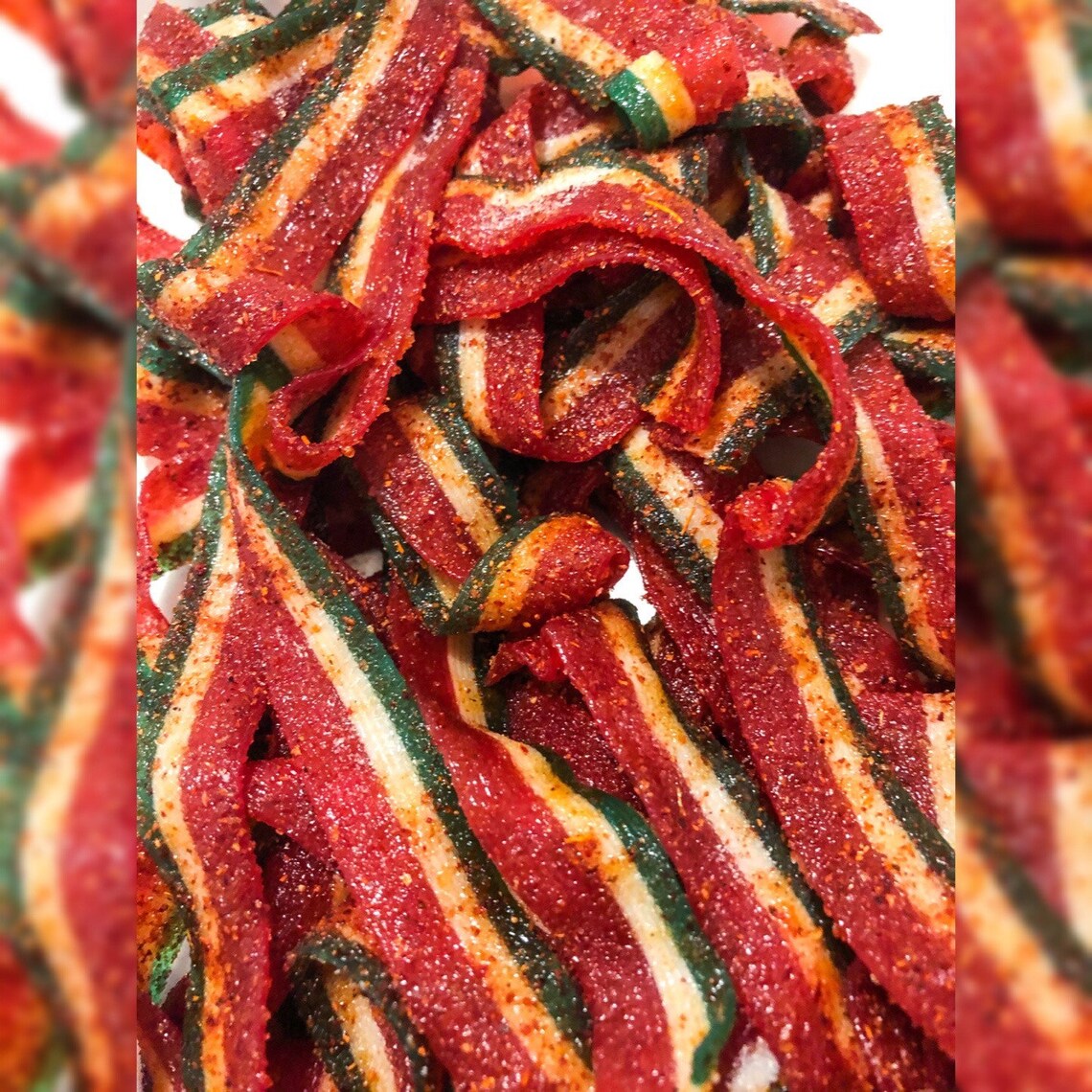 Chamoy Candy Sour Watermelon Belts Dulces Enchilados Etsy