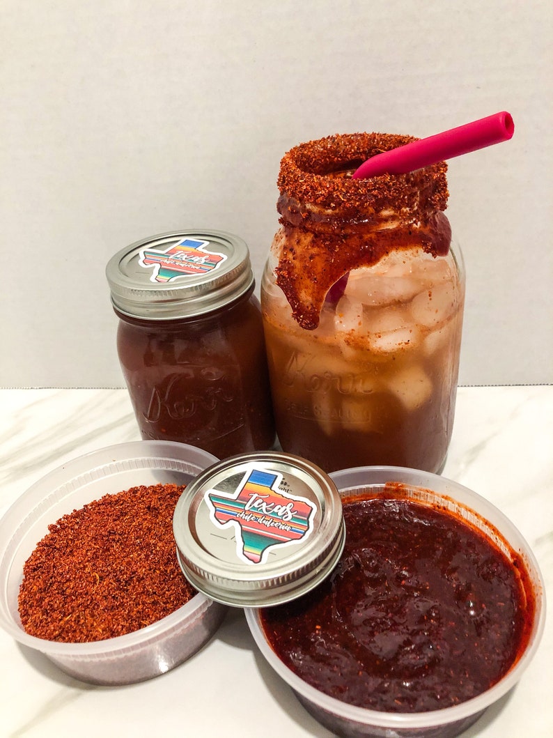 Chamoy Rim/fruit Dip With Chilito Chamoy for Fruit Mexican Etsy