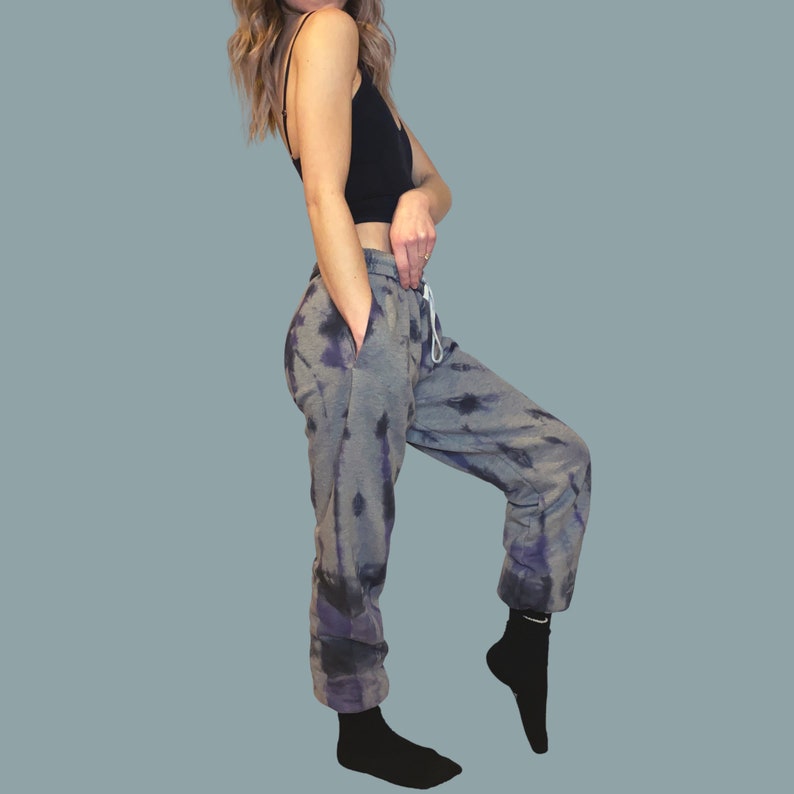 violet sweatpants