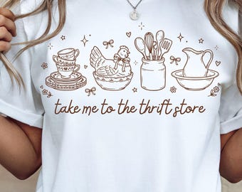 Bring mich zum Thrift Store SVG, Thrifting PNG, Design, digitaler Download