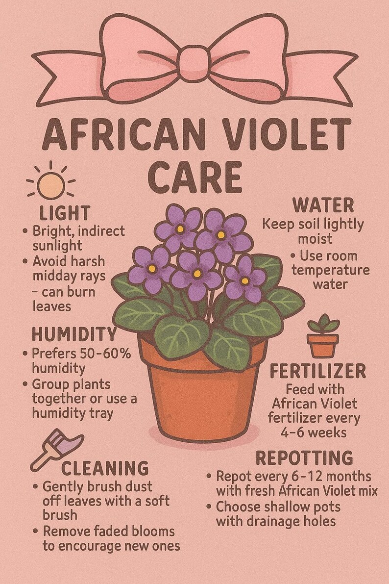 Rockin Robin African Violet live plant, young pre-finished starter in a 4" pot | 2 plant minimum order required | bild 6