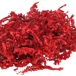 Crinkle Cut Paper Shreds in Bulk ASSORTED COLOR Red Pink Green Gift Basket Hamper Filling Thick Heavy Duty Package Cushioning Stuffing 10 Lb
