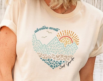 3.Klasse Lehrer Shirt, Lehrer-Shirt, Abenteuer erwartet Drittes Grad Shirt, Team-Shirt der dritten Klasse, Team-Shirt der dritten Klasse, Zurück in die Schule