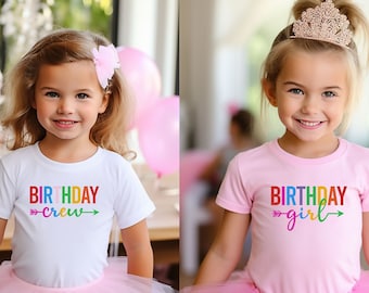 Birthday Party Shirt, Birthday Shirt, Birthday Gift, Birthday Crew Shirt, Group Birthday Shirt, Girl&#39;s Birthday Party Shirt, Birthday Girl