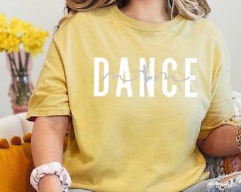 Comfort Colors, Dance Mom Shirt , Dance Mom Gift, Dance Mama Shirt, Dance Mama, Dance Competition Mom, Dance Mama Bow Tee, Ballet Mom Gift