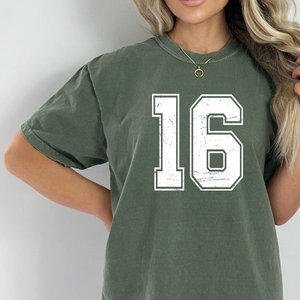 Comfort Colors, Custom Number Shirt, Number Shirt, Your Number Shirt, Custom Sports Number Shirt, Personalized Sports Number Custom Football