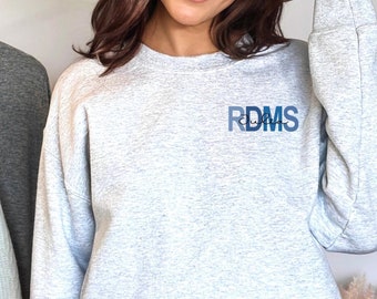 Personalized Ultrasound Tech Sweatshirt, Cardiac Sonographer Sweatshirt, Ultrasound Tech Sweatshirt, Sonographer Sweatshirt, RVT Sweatshirt