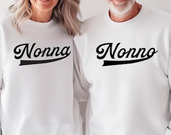 Nonna Sweatshirt, Nonno Shirt, Comfort Colors, Grandma Gift