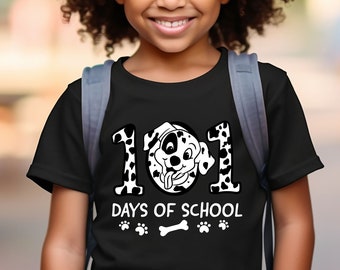 101 Days of School Shirt, 101 Days Smarter Shirt, Dalmatian Dog Shirt, Back to School Shirt, 100th Day Shirt, Teacher Days, Gift for Teacher