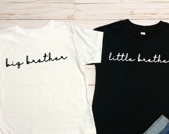 Big Brother Shirt, Little Brother Shirt, Baby Announcement Shirt, Matching Shirt, Sibling Shirts, Big Sister Shirt, Little Sister Shirt