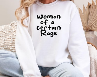 Comfort Colors Woman of a Certain Rage Shirt, Retro Feminist Tee, Funny Graphic T Shirt, Vintage Comfort Colors Tee, Gift for Women
