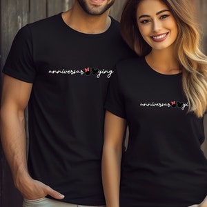 Celebrating Our Anniversary Shirt, Disney Anniversary Shirt, Mickey and Minnie Marriage Shirt, Disney Custom Shirt, Anniversary Shirt