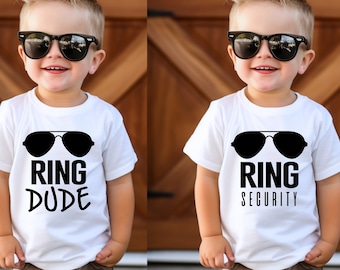 Ring Dude Shirt, Funny Ring Bearer Wedding Tee