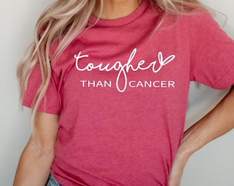 Tougher Than Cancer Shirt, Unisex Cotton Tee