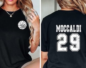 Custom Volleyball Team Shirt, Personalized Volleyball Mom Gift