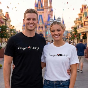 Disney Honeymoon Matching Shirts, Couples Wedding Vacation Tees