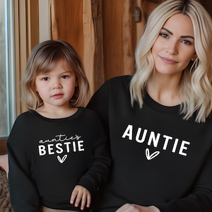 Auntie and Aunties Bestie Sweatshirts, Auntie Me Sweatshirt, Aunt Sweatshirt, Auntie Sweatshirt, Best Gifts for Aunt, Aunt Gift, Auntie Gift