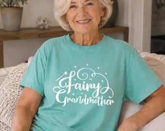 Camiseta de abuela hada, regalo del Día de la Madre, camiseta de colores cómodos