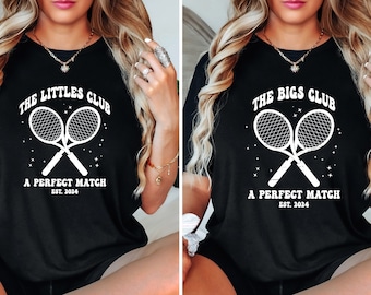Big Little Reveal Tennis Shirt, Sorority Gift