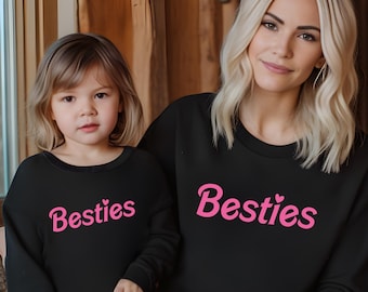 Besties Sweatshirt, Besties passendes Sweatshirt, Mutter und ich Sweatshirt, Freunde Sweatshirt, Herz Sweatshirt, passende Besties Shirt