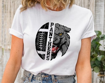 Panthers voetbalmascotteshirt, School Spirit-T-shirt