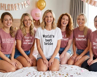The Office Theme Bridesmaid Shirts, Bachelorette Party Bridal Shirt
