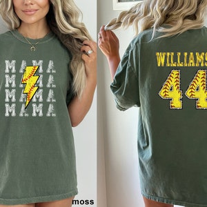 Comfort Colors, Customizable Softball Shirt, Softball Team Shirt, Personalized Softball, Softball Mom, Softball Shirt, Softball Name Shirt