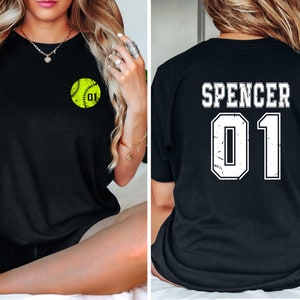 Customizable Softball Shirt, Softball Team Shirt, Personalized Softball, Softball Mom, Softball Shirt, Softball Name Shirt, Custom Softball