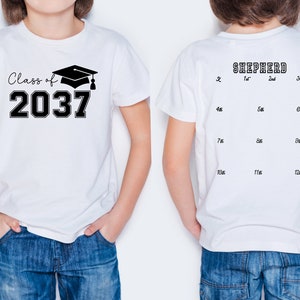Klasse 2037 Handprint Shirt, Klasse 2038 Wachsen Mit mir Shirt, 2038 Abschluss Shirt, Klasse 2038 Shirt, Klasse 2038 Shirt