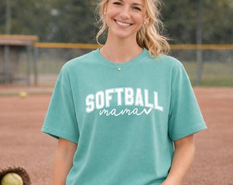 Comfort Colors, Softball Mama Shirt, Softball Shirts, Softball Mom Shirt, Sports Mom Shirt, Game Day Shirt, Softball Mom Gift, Softball