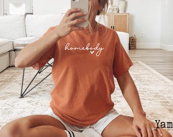 Comfort Colors, Homebody Shirt, Vintage Homebody shirt, Loungewear, Graphic Tee, Homebody, Stay at home, Work from home, Cozy shirt