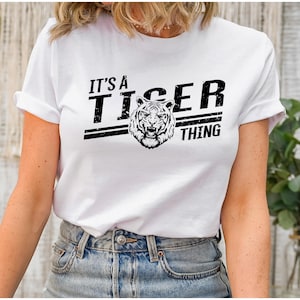 Tiger Thing Shirt, Team Mascot Shirt, Tiger Team Shirt, Tiger Team Spirit Shirt, Tiger Shirt, Tiger Football Shirt, Tiger School Shirt
