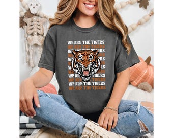 Maillot Tigres Comfort Colors, T-shirt Tiger pour le jour du match de football