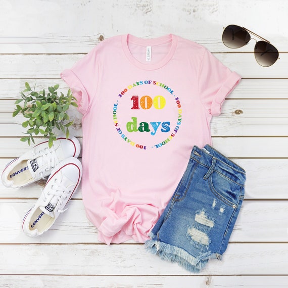 100 Days Teacher Shirts, 100 Days of School Shirt, 100th Day of School Teachers Shirt, Kindergarten Teacher Shirt, 100th Day Shirt