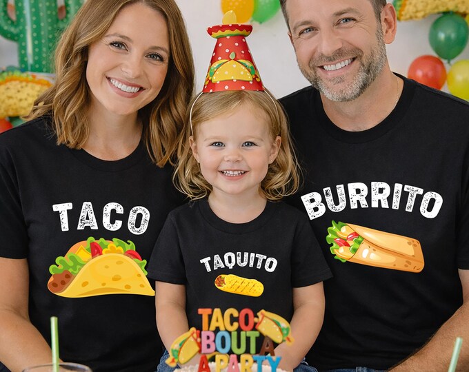 Taco Family Matching Shirt, Mexican Food Tees