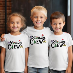 Cousin Crew Shirt, Familie passendes Shirt, Weihnachtscousin Top, Weihnachts-Matching, Weihnachts-Shirt, Cousin Weihnachten, Cousin Matching