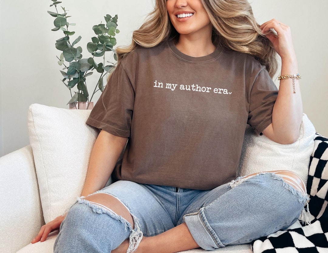Comfort Colors, in My Author Era Shirt, Writer Shirt, Journalist Shirt ...