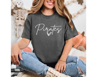 Comfort Colors Team Mascot Shirt, Personalized School Spirit Tee