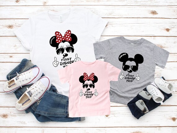 First trip to disney world shirt on sale