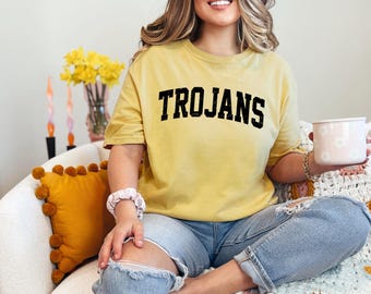 Comfort Colors Trojas Team Maskottchen Shirt