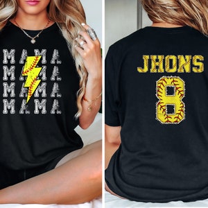 Customizable Softball Shirt, Softball Team Shirt, Personalized Softball, Softball Mom, Softball Shirt, Softball Name Shirt, Custom Softball